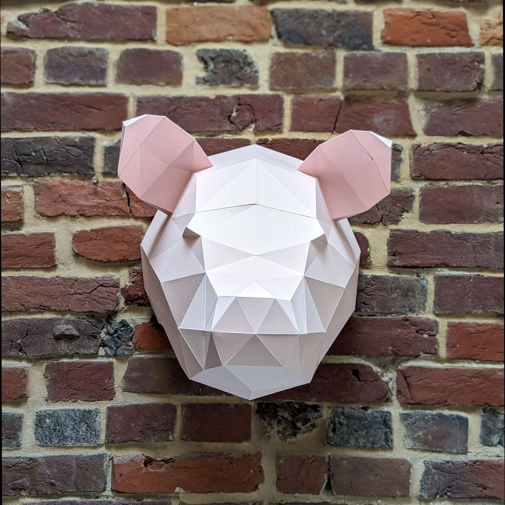 Wesley the Pig | DIY Papercraft Kit