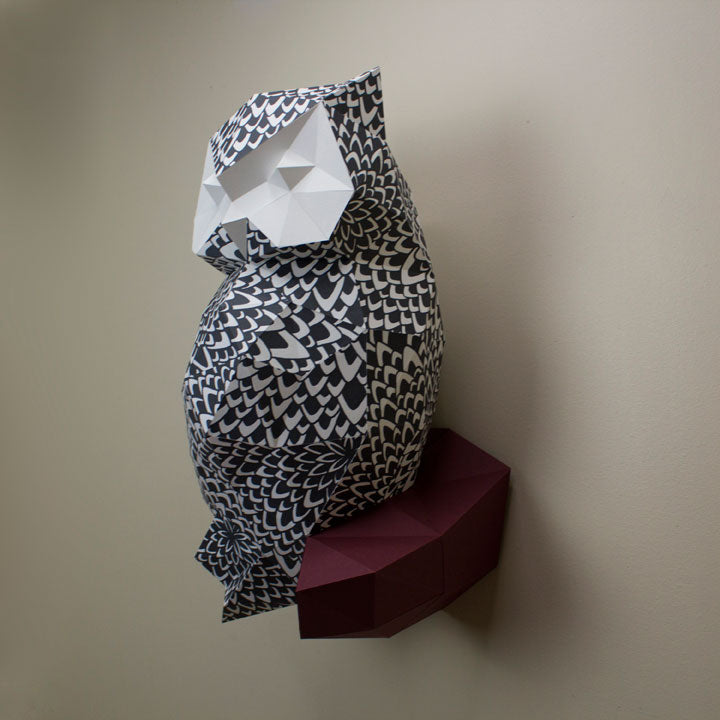 James the Feathered Owl | DIY Paper Craft Animal Kit