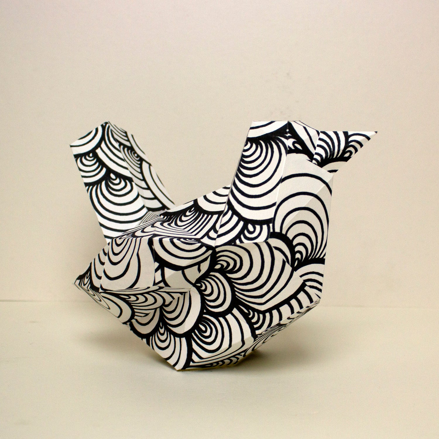 Lilly the Bird Papercraft