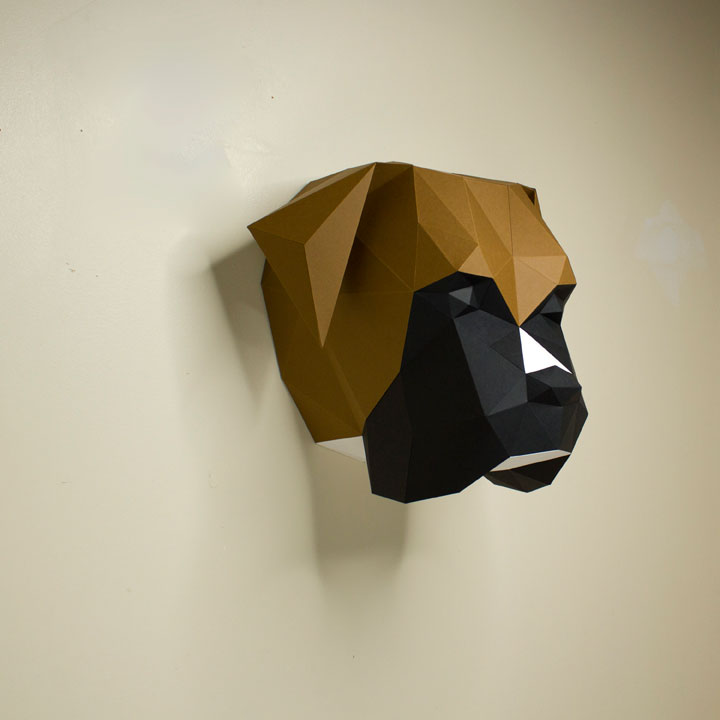 Mosley the Boxer Dog | DIY Paper Craft Animal Kit