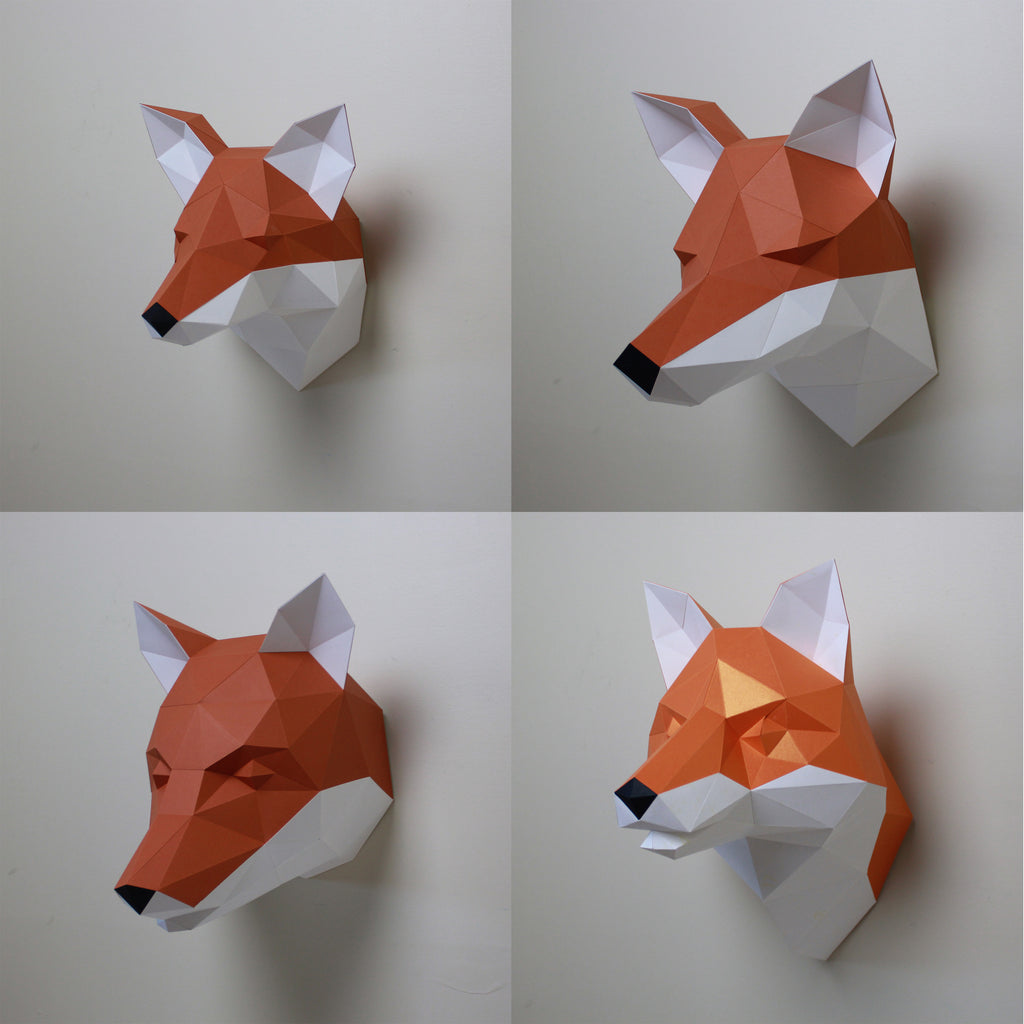 Papercraft Animal Design - A behind the scenes look at Cecilia the Fox