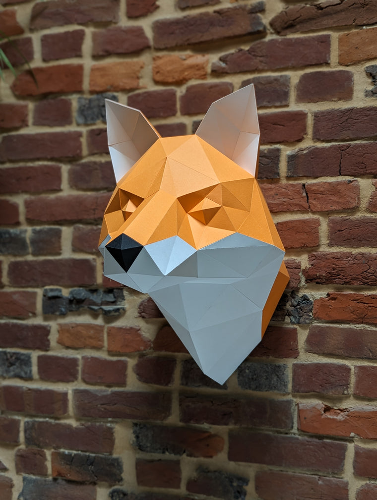 Cecilia the Fox | DIY Paper Craft Animal Kit