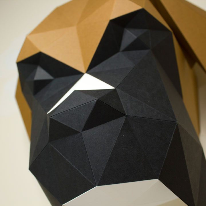 Mosley the Boxer Dog | DIY Paper Craft Animal Kit