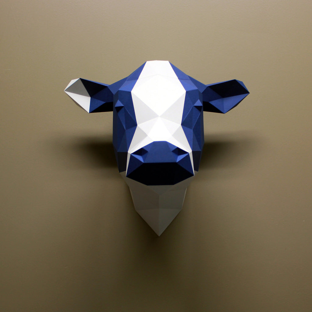 Cow DIY Paper Animal Sculptures