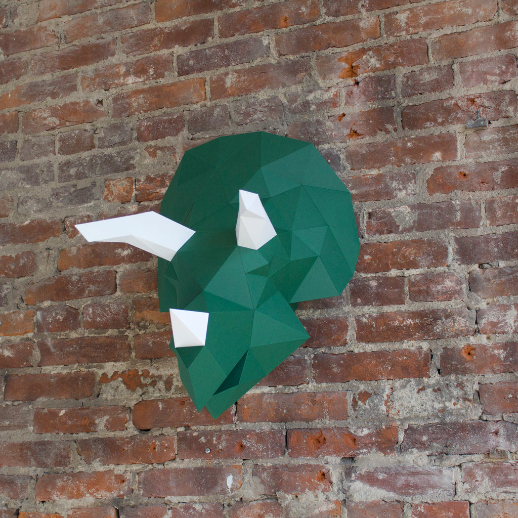 Clark the Triceratops | DIY Paper Craft Animal Kit