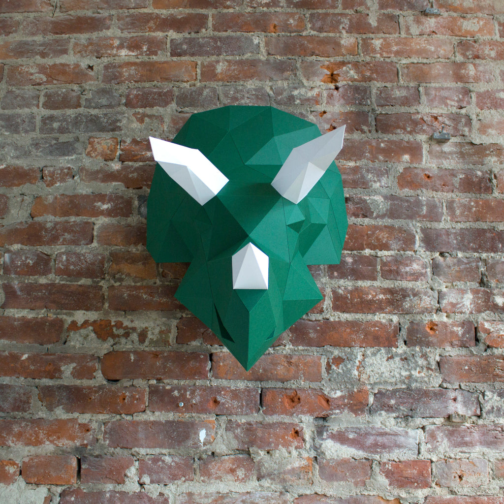 Clark the Triceratops | DIY Paper Craft Animal Kit