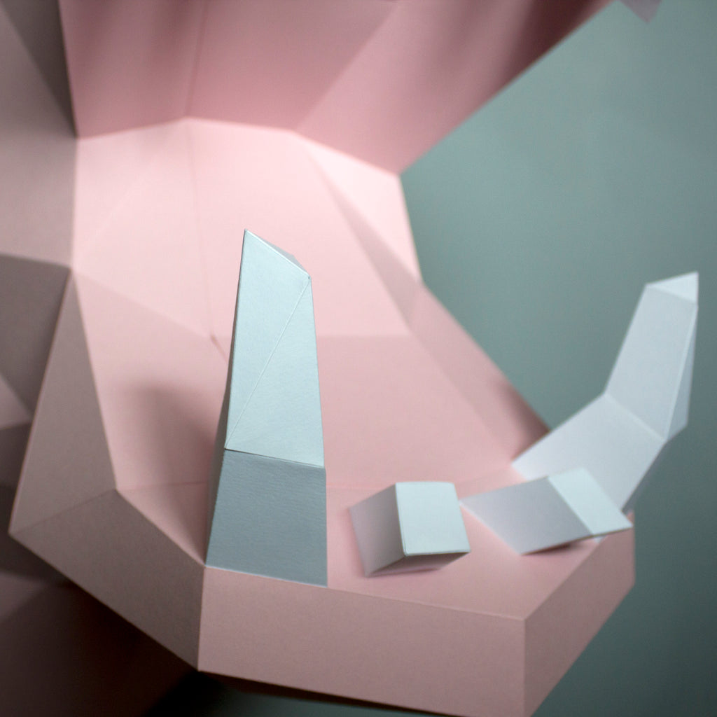 Penelope the Hippo | DIY Paper Craft Animal Kit