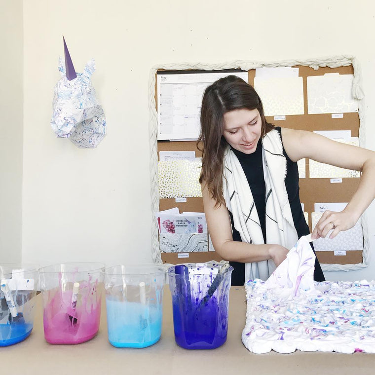 Vera the Marbled Unicorn | DIY Paper Craft Animal Kit