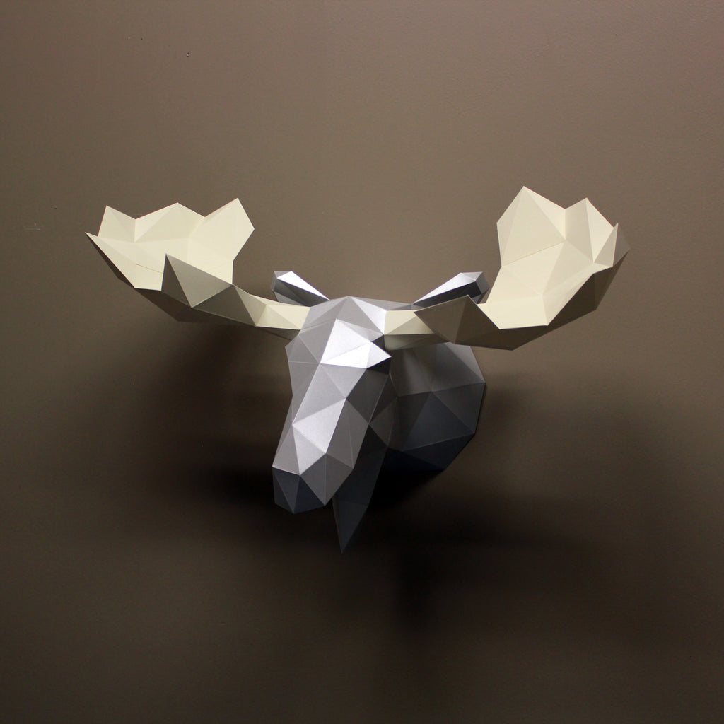 Moose DIY Paper Animal Sculpture