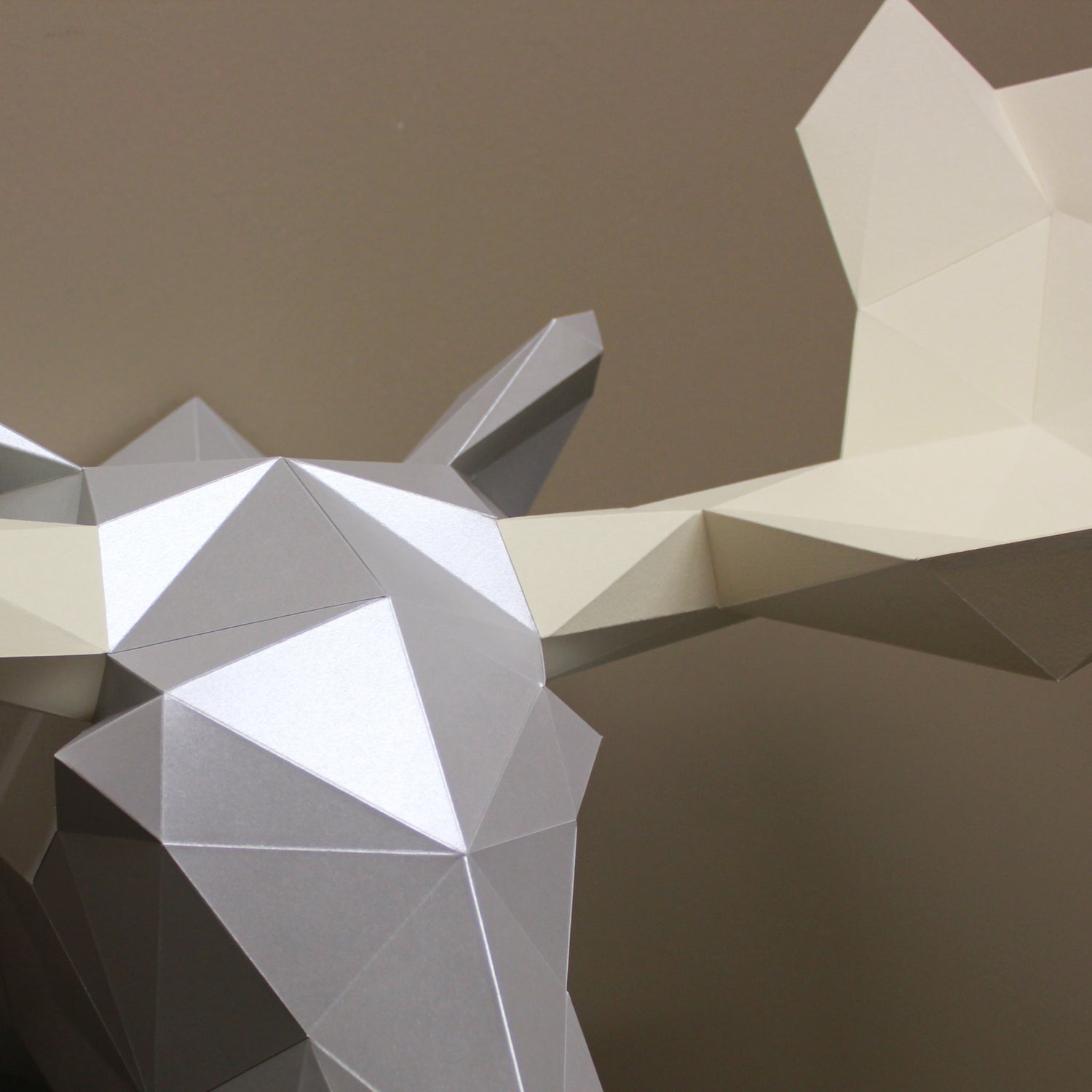 Moose DIY Paper Animal Sculpture