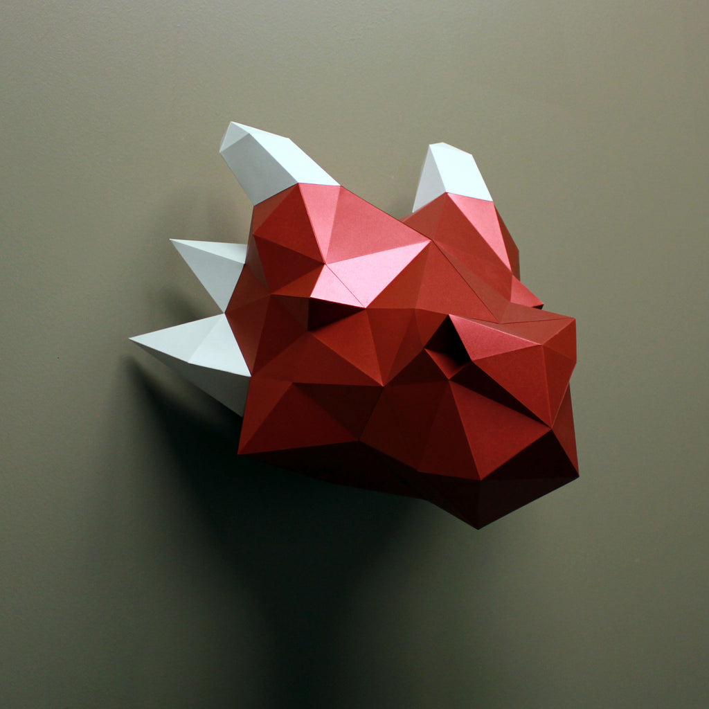 Dragon DIY Paper Animal Sculpture