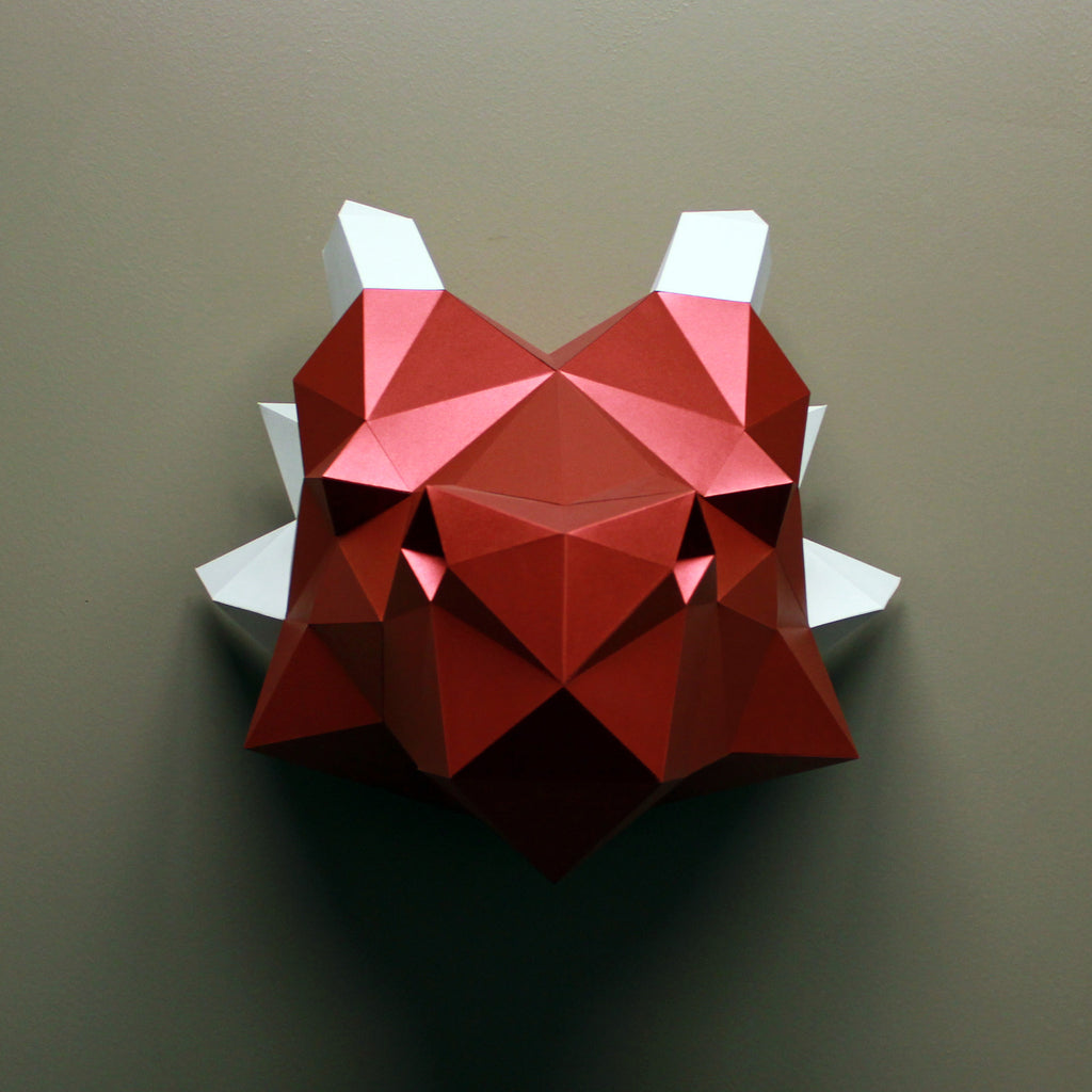 Dragon DIY Paper Animal Sculpture