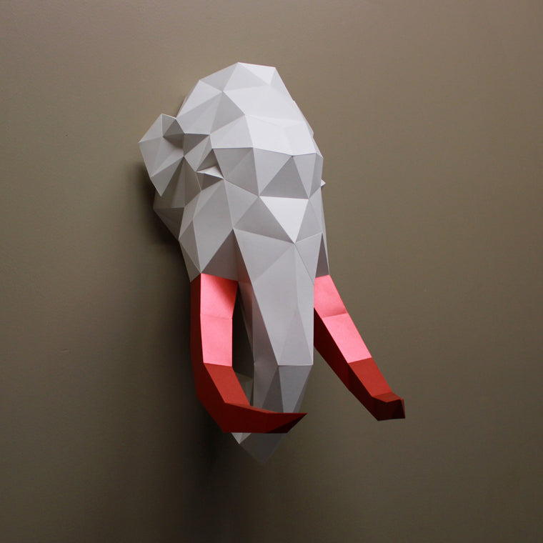 Tim the Mammoth | DIY Paper Craft Animal Kit