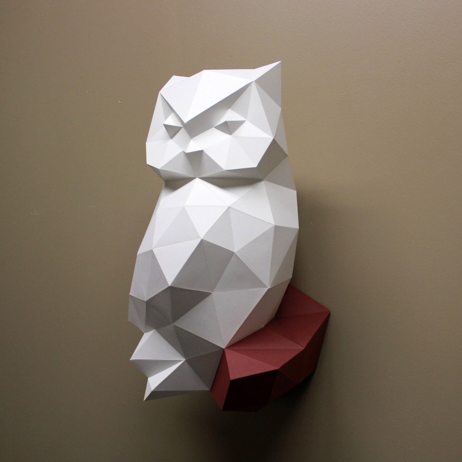Owl DIY Paper Animal Sculpture