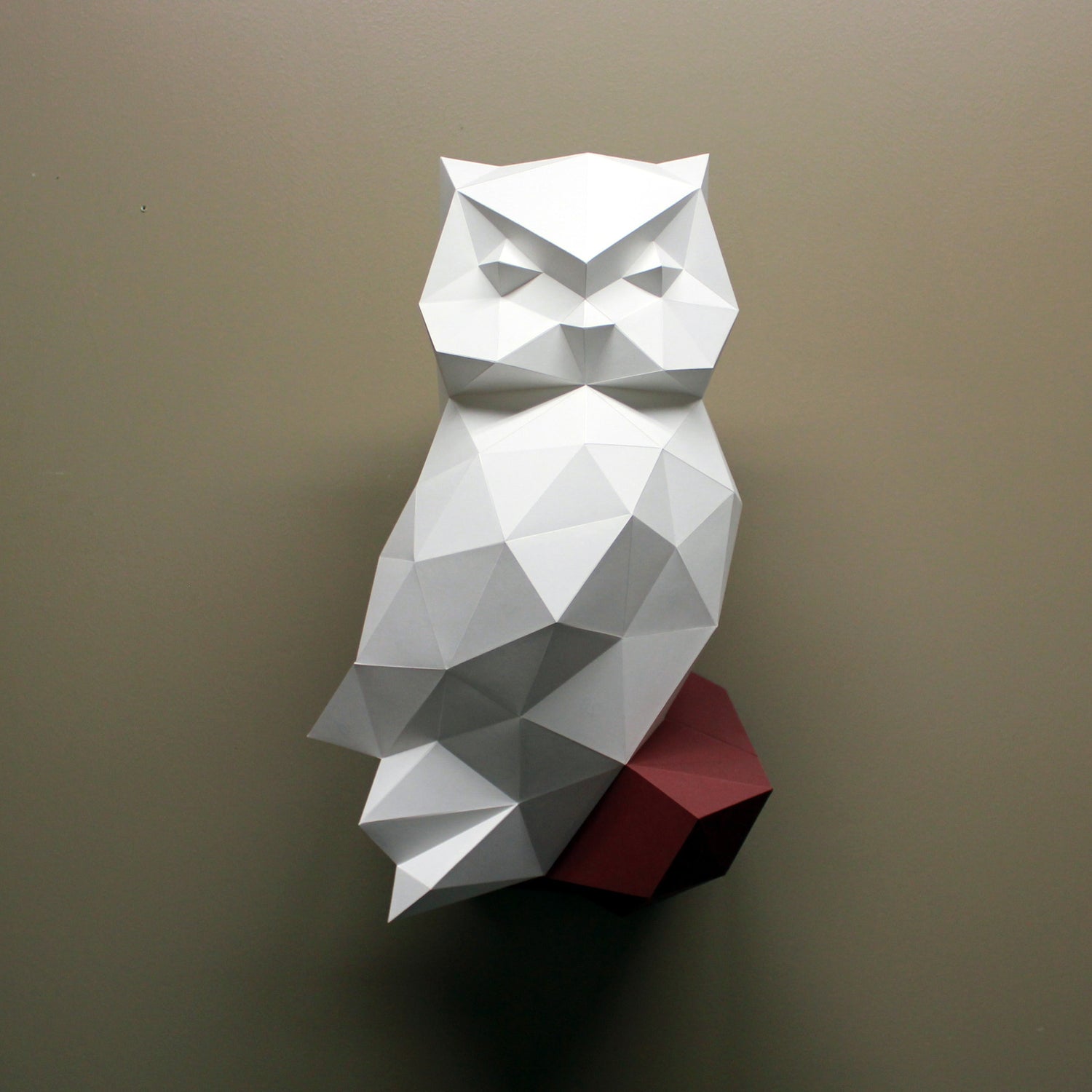 Owl DIY Paper Animal Sculpture