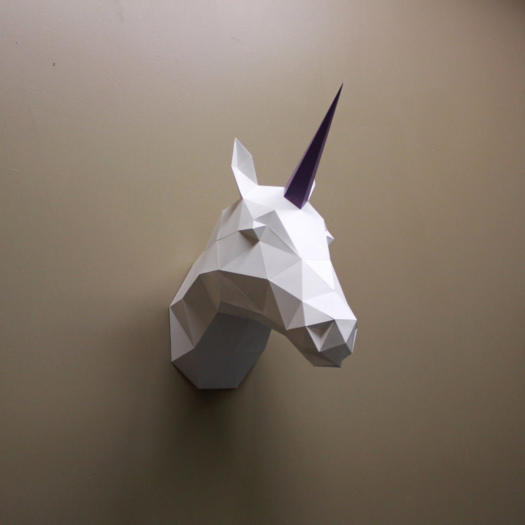 Unicorn DIY Paper Sculpture Kit