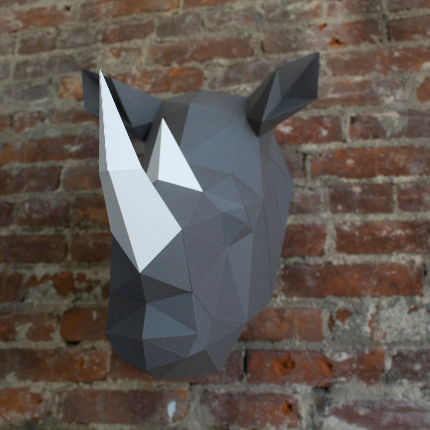 Beverly the Rhino | DIY Paper Craft Animal Kit